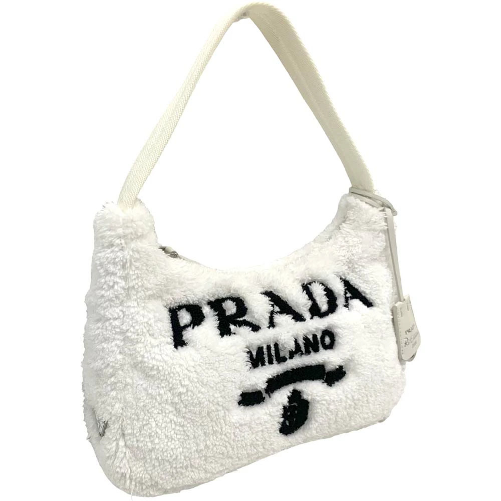 Prada Handbag Edition Sheepskin Single Handle White